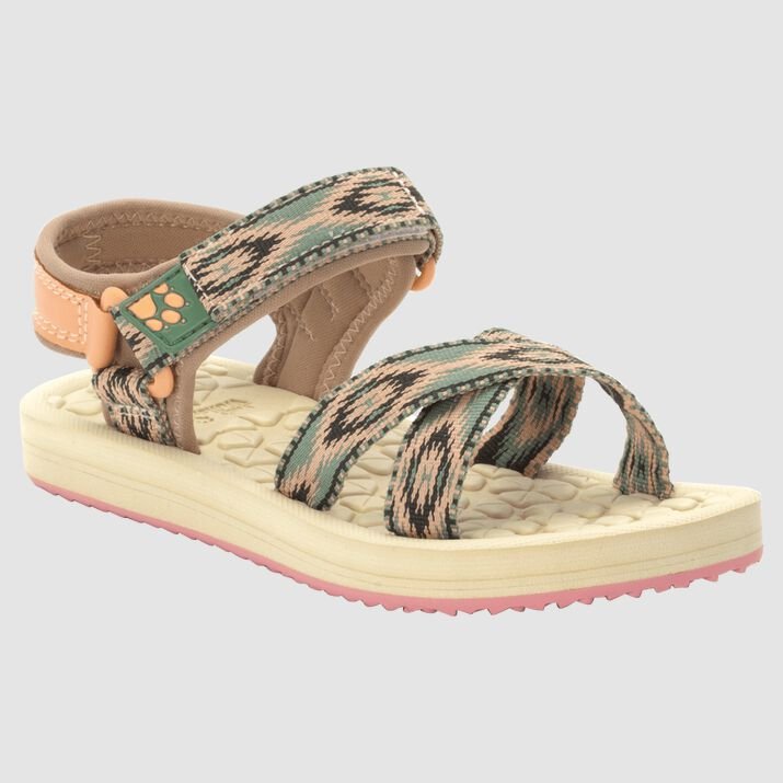 Sandalias Jack Wolfskin Zulu Niños Beige/Rosas Mexico-5978631